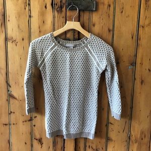 Banana Republic Crewneck Sweater in Cream/White